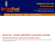 Tablet Screenshot of brandfuel.co.nz